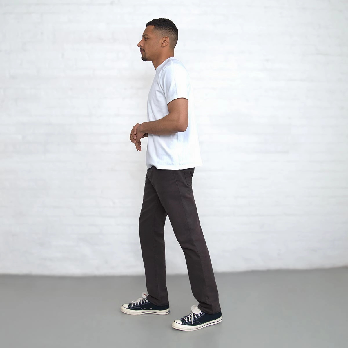 100% Cotton Tailored Fit Espresso