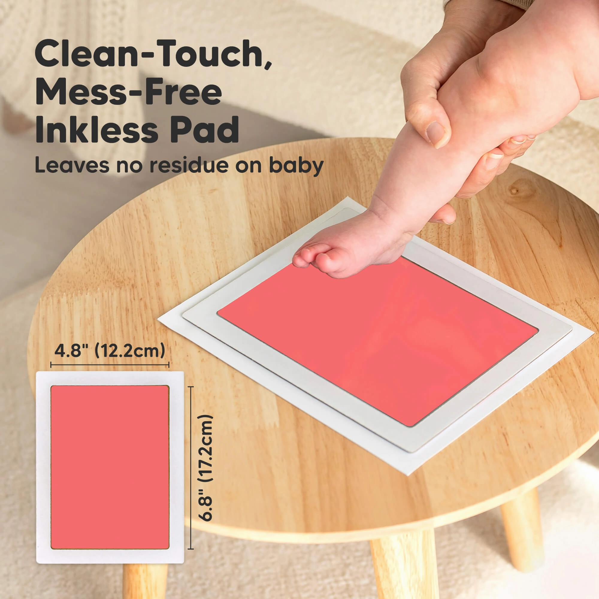 1-Pack Inkless Ink Pad (Candy Pink)