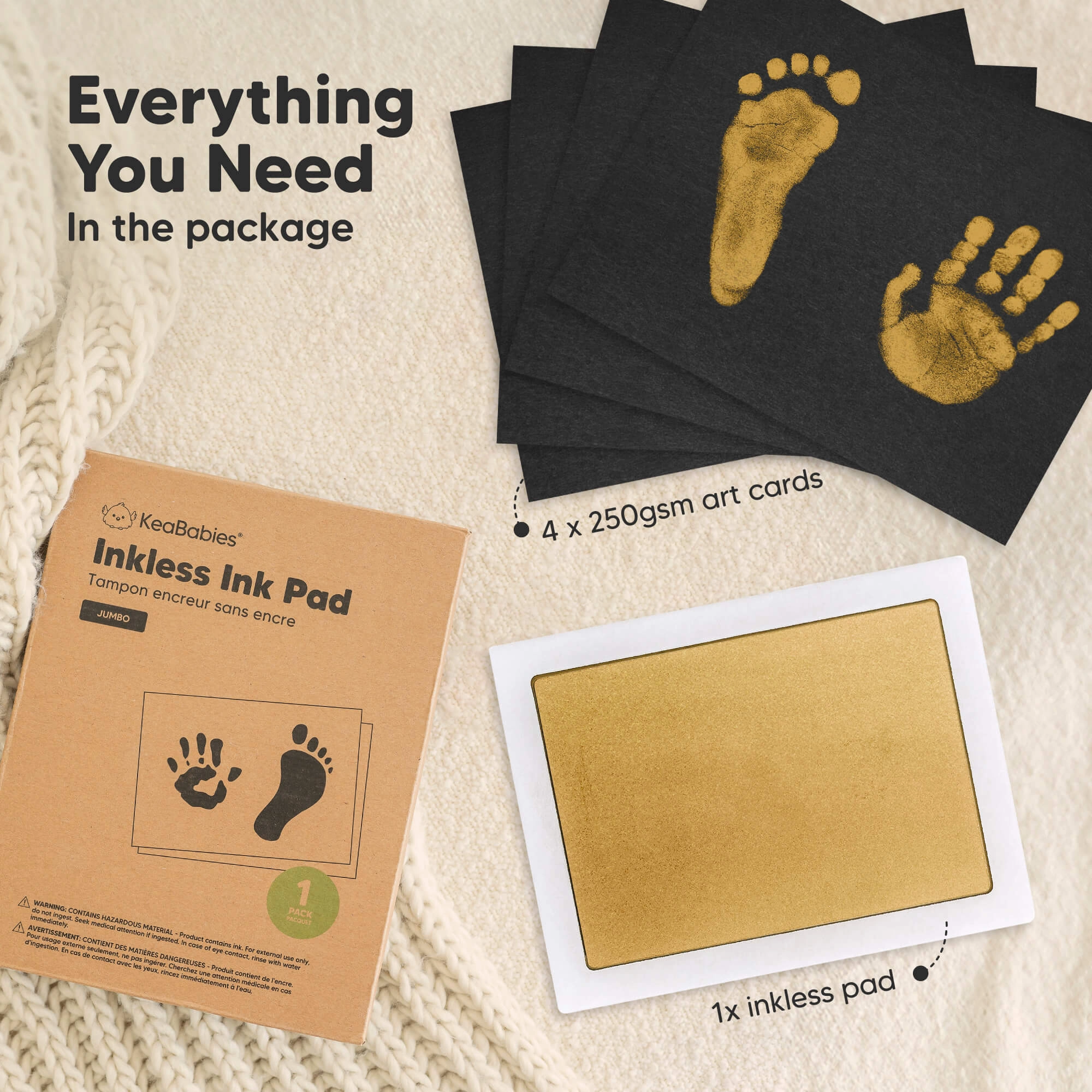 1-Pack Inkless Ink Pad (Gold)