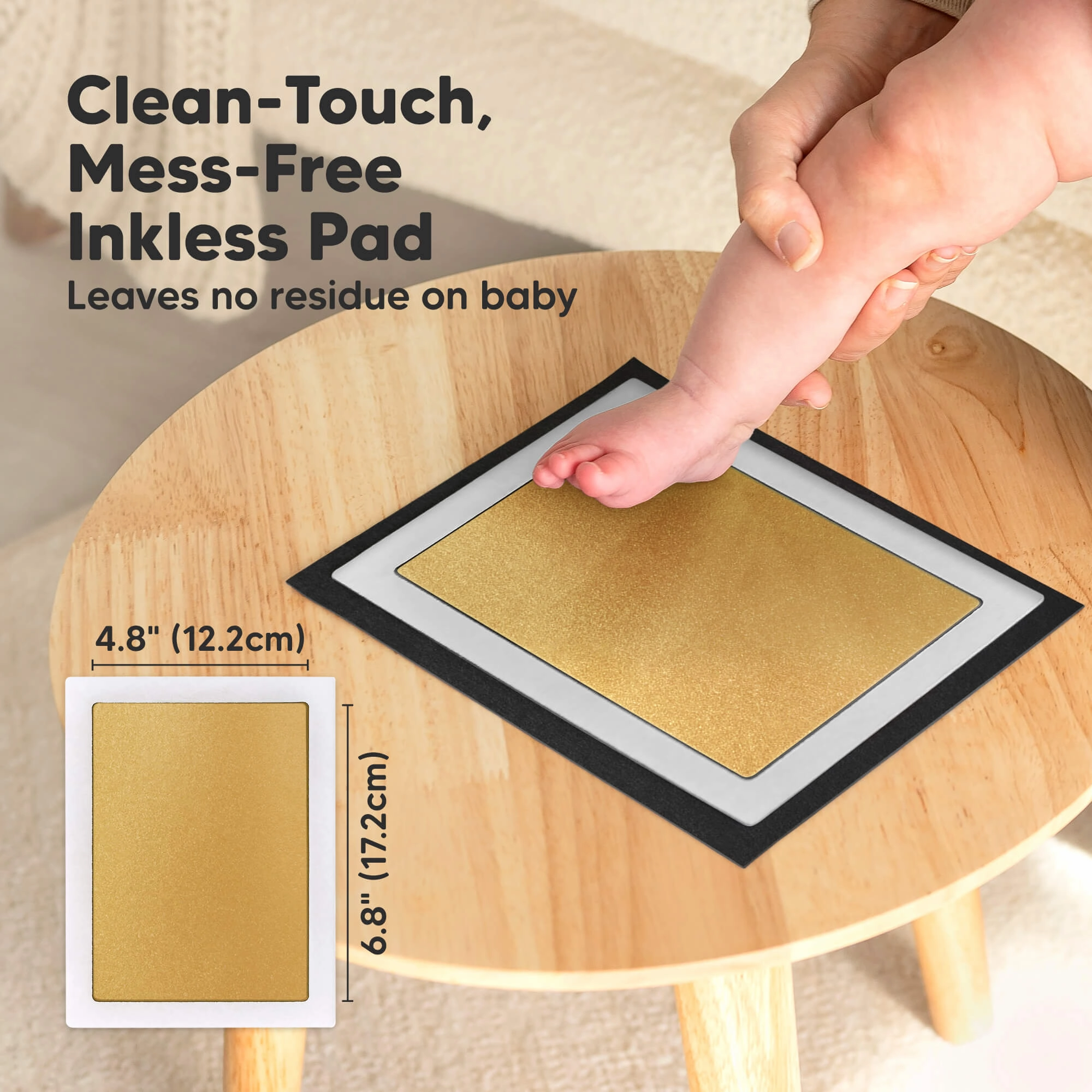 1-Pack Inkless Ink Pad (Gold)