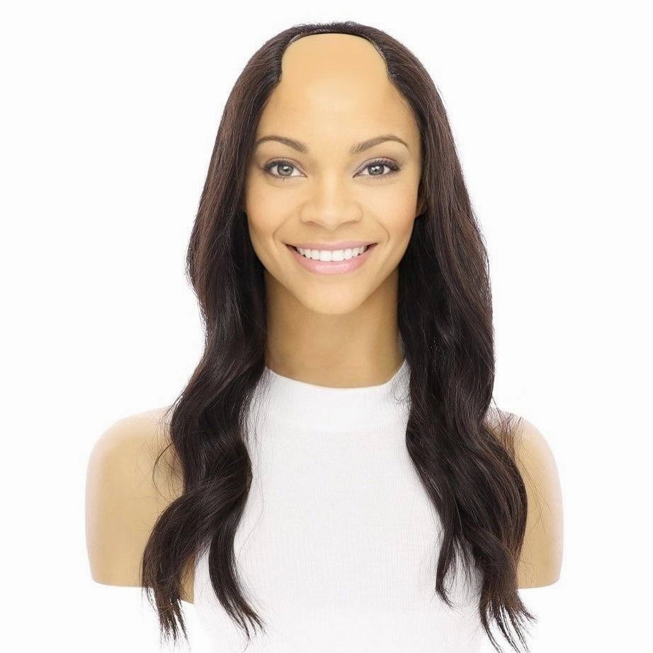 20" U-Shape Wig Soft Black