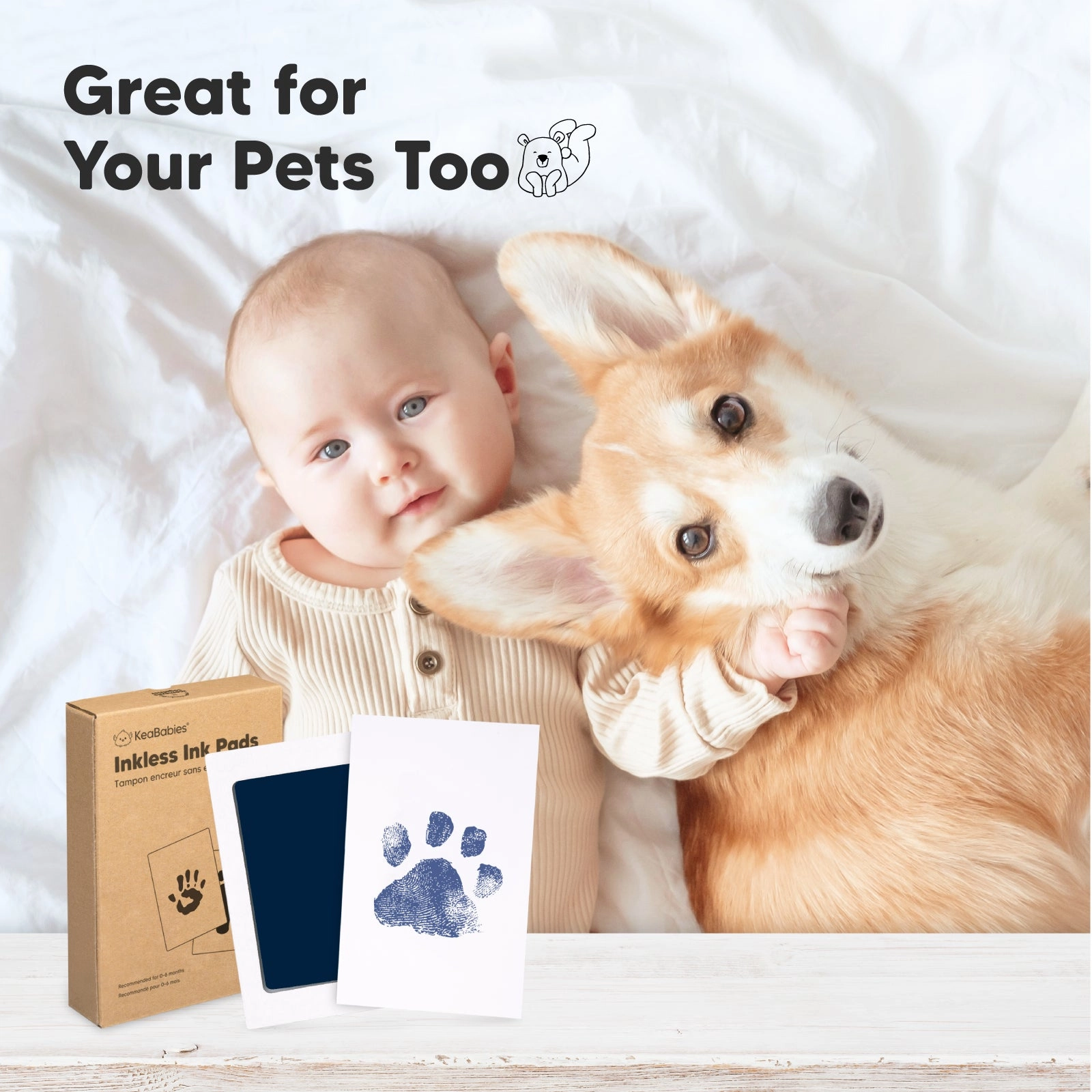 2-Pack Inkless Ink Pads (Navy)