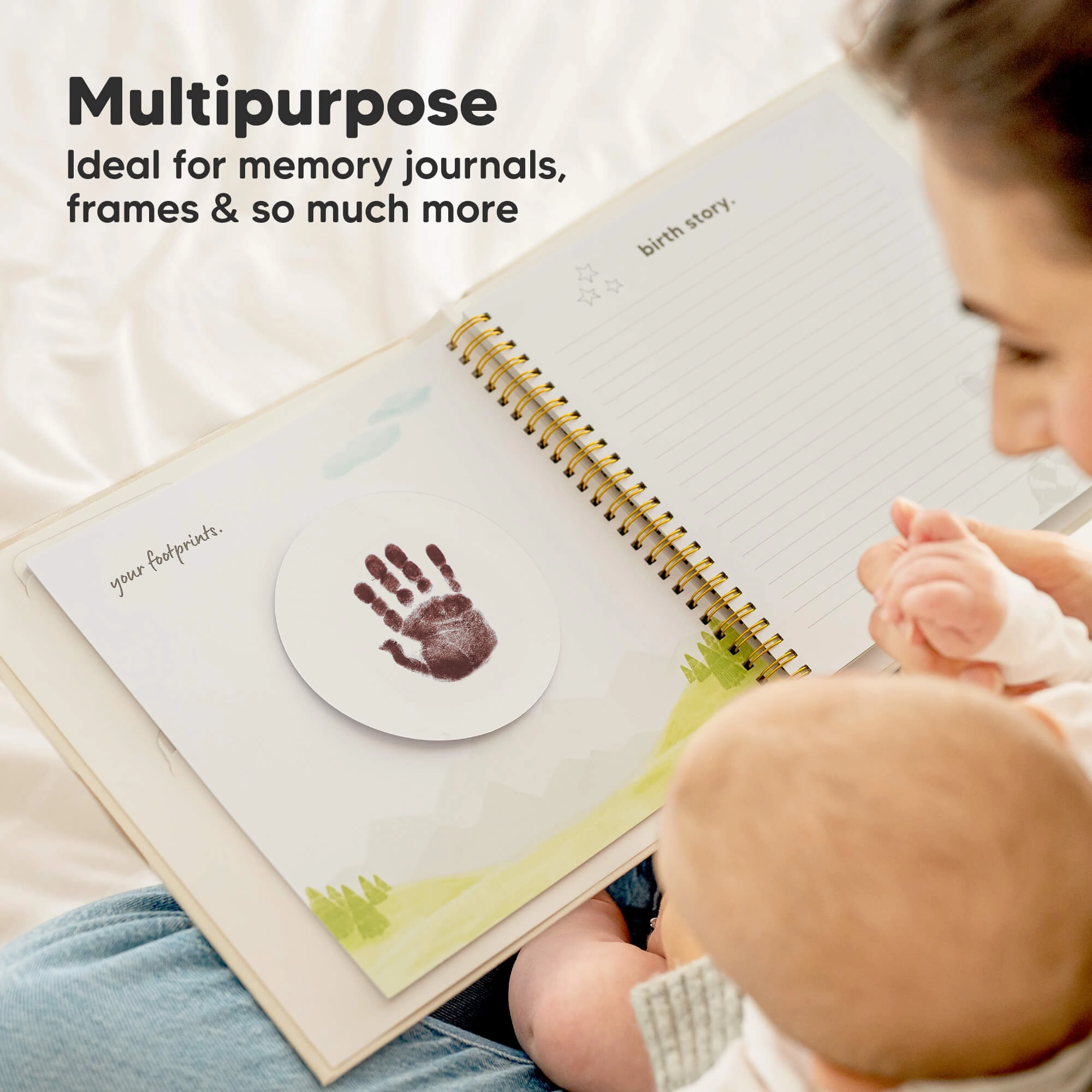 2-Pack Round Inkless Ink Pads (Auburn)