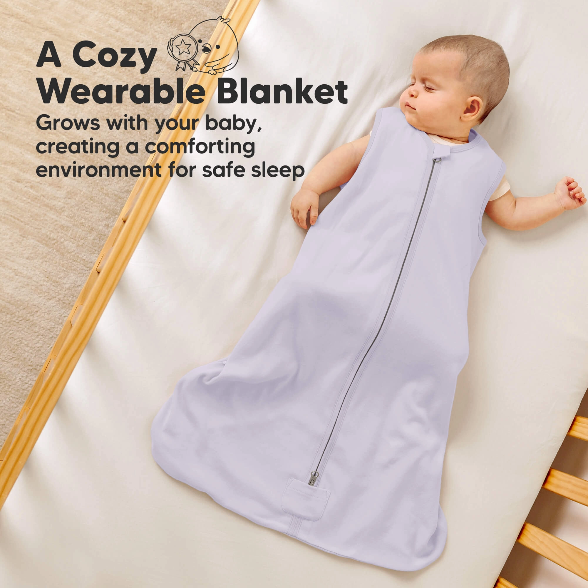 2-Pack Snooze Sleep Sacks (Lilac)