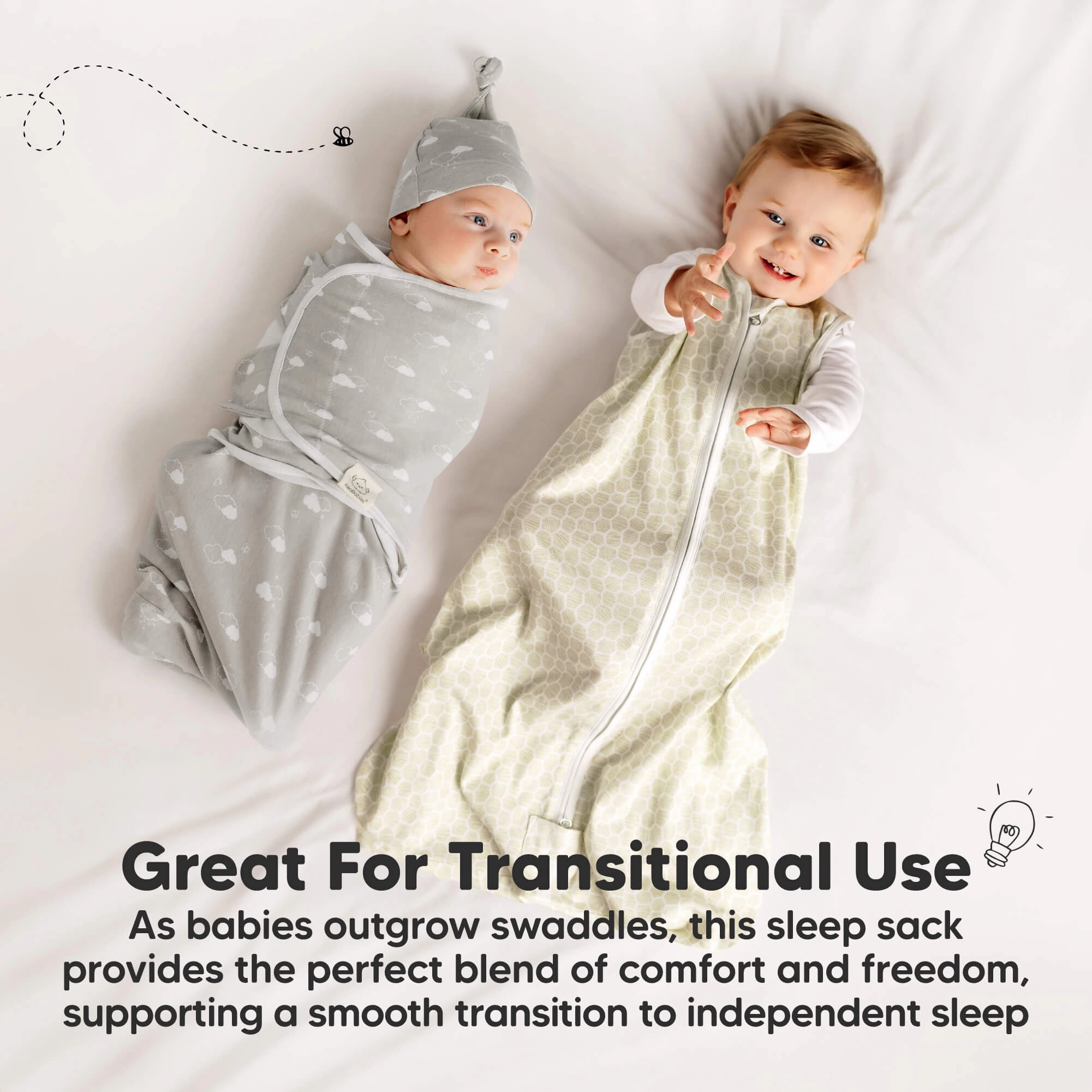 2-Pack Snooze Sleep Sacks (Lilac)