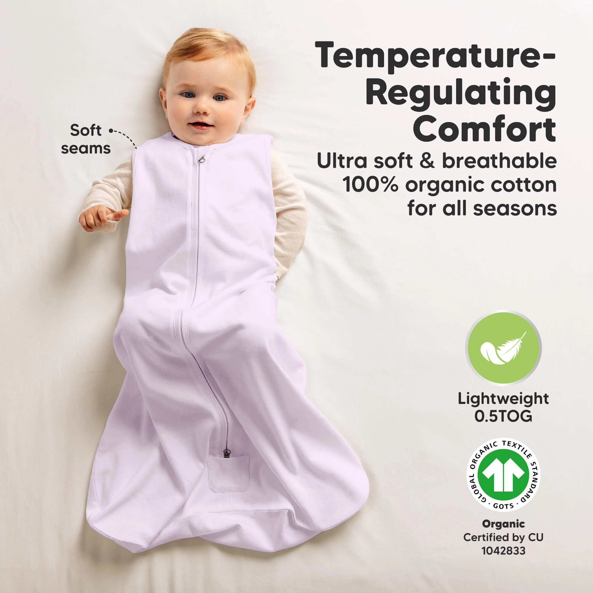 2-Pack Snooze Sleep Sacks (Lilac)