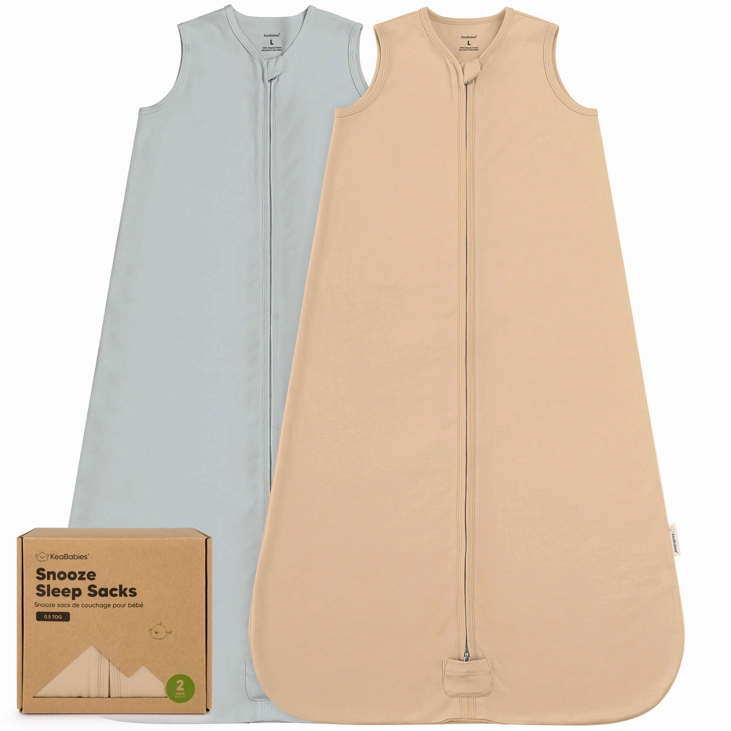 2-Pack Snooze Sleep Sacks (Toasty)