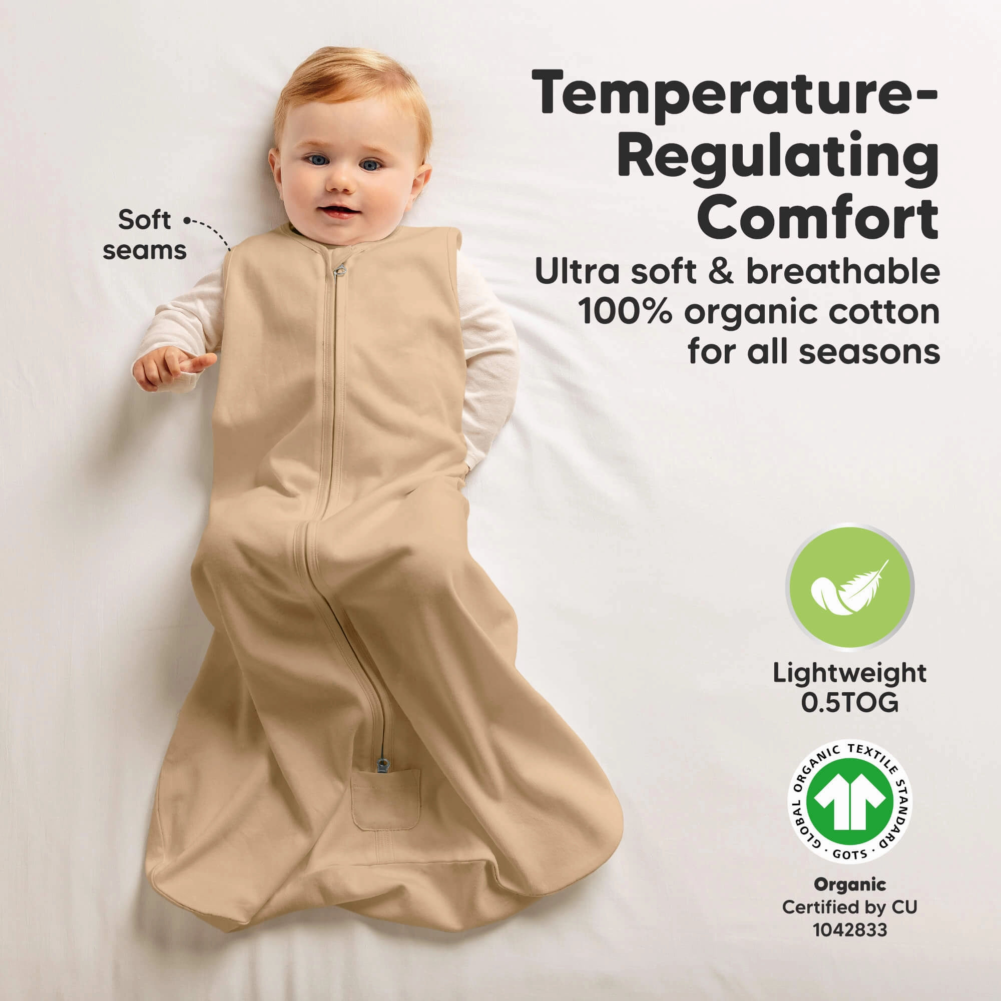 2-Pack Snooze Sleep Sacks (Toasty)