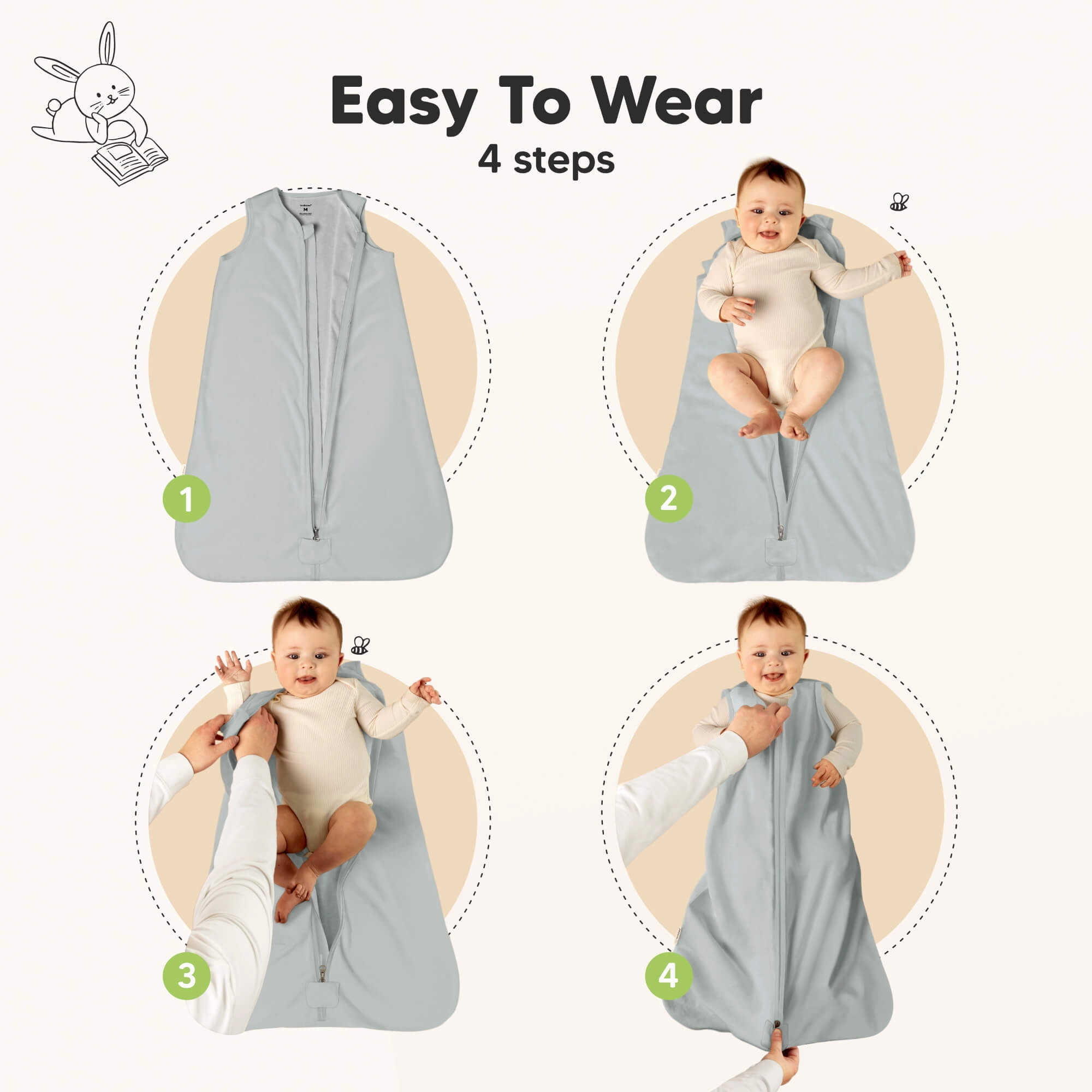 2-Pack Snooze Sleep Sacks (Toasty)