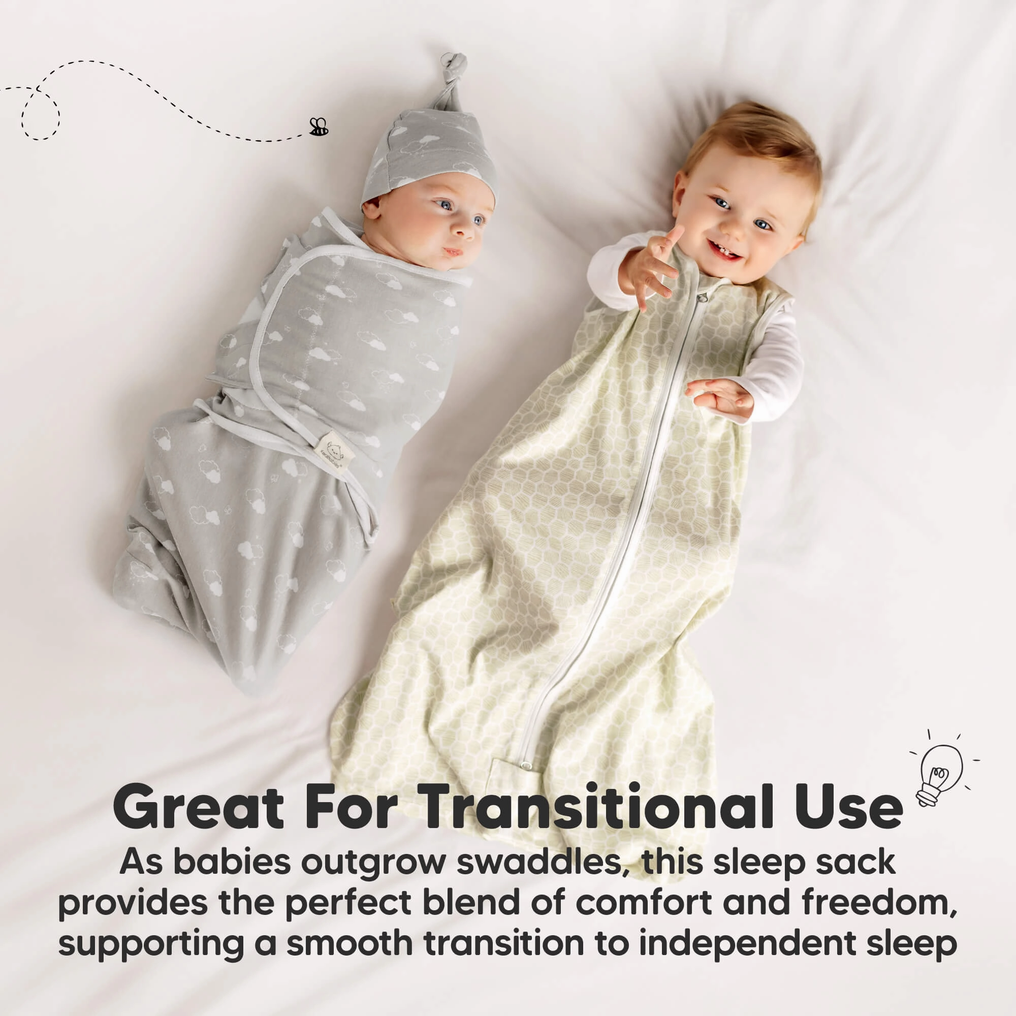 2-Pack Snooze Sleep Sacks (Toasty)