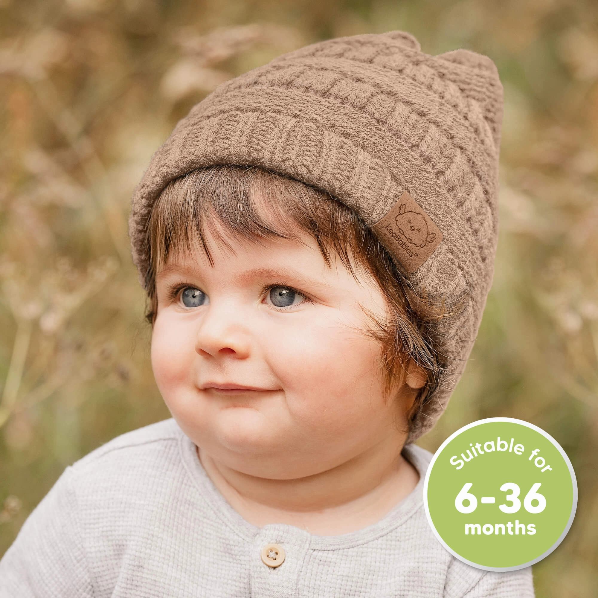 3-Pack Warmzy Baby Beanies (Dune, M)