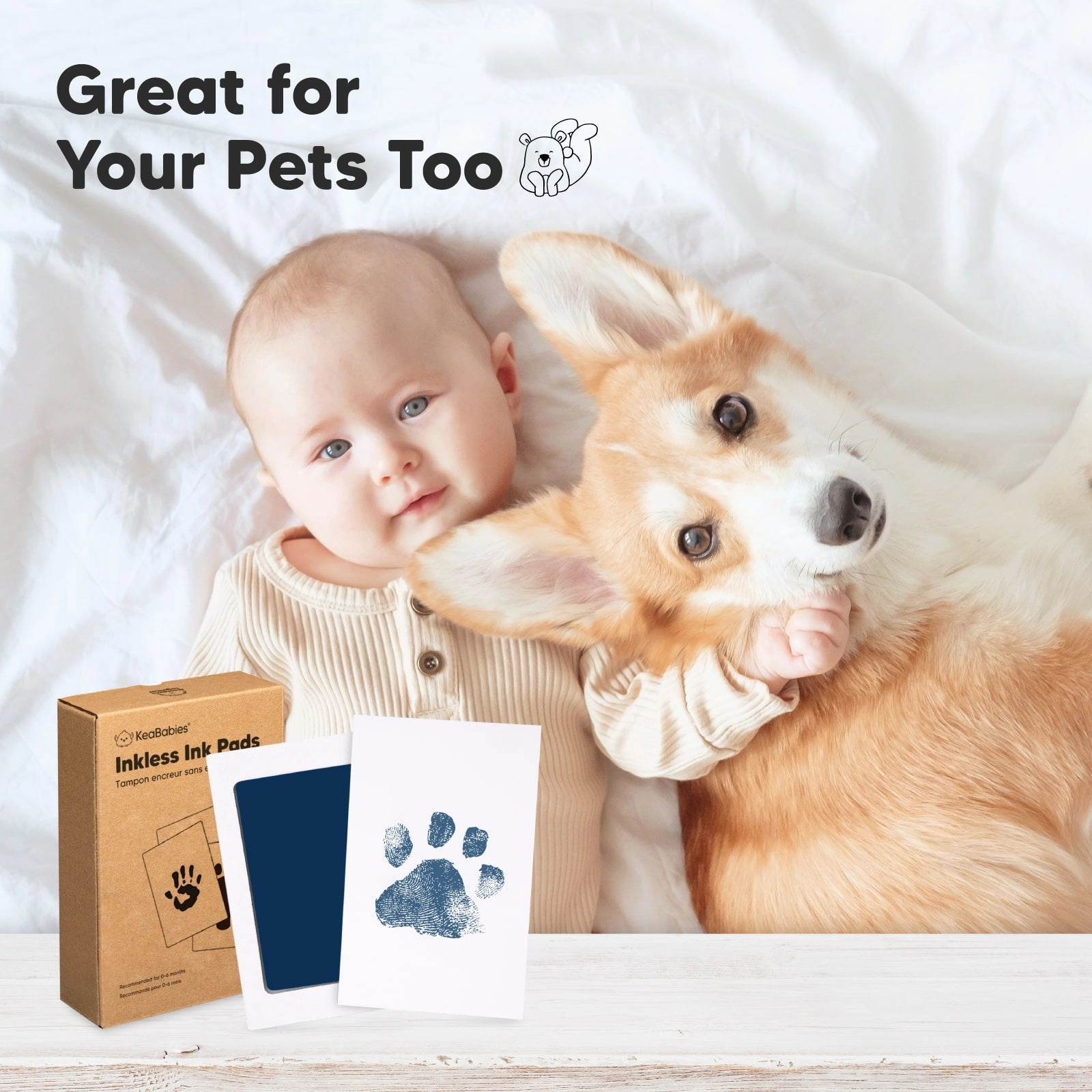 4-Pack Inkless Ink Pads (Jet/Navy)