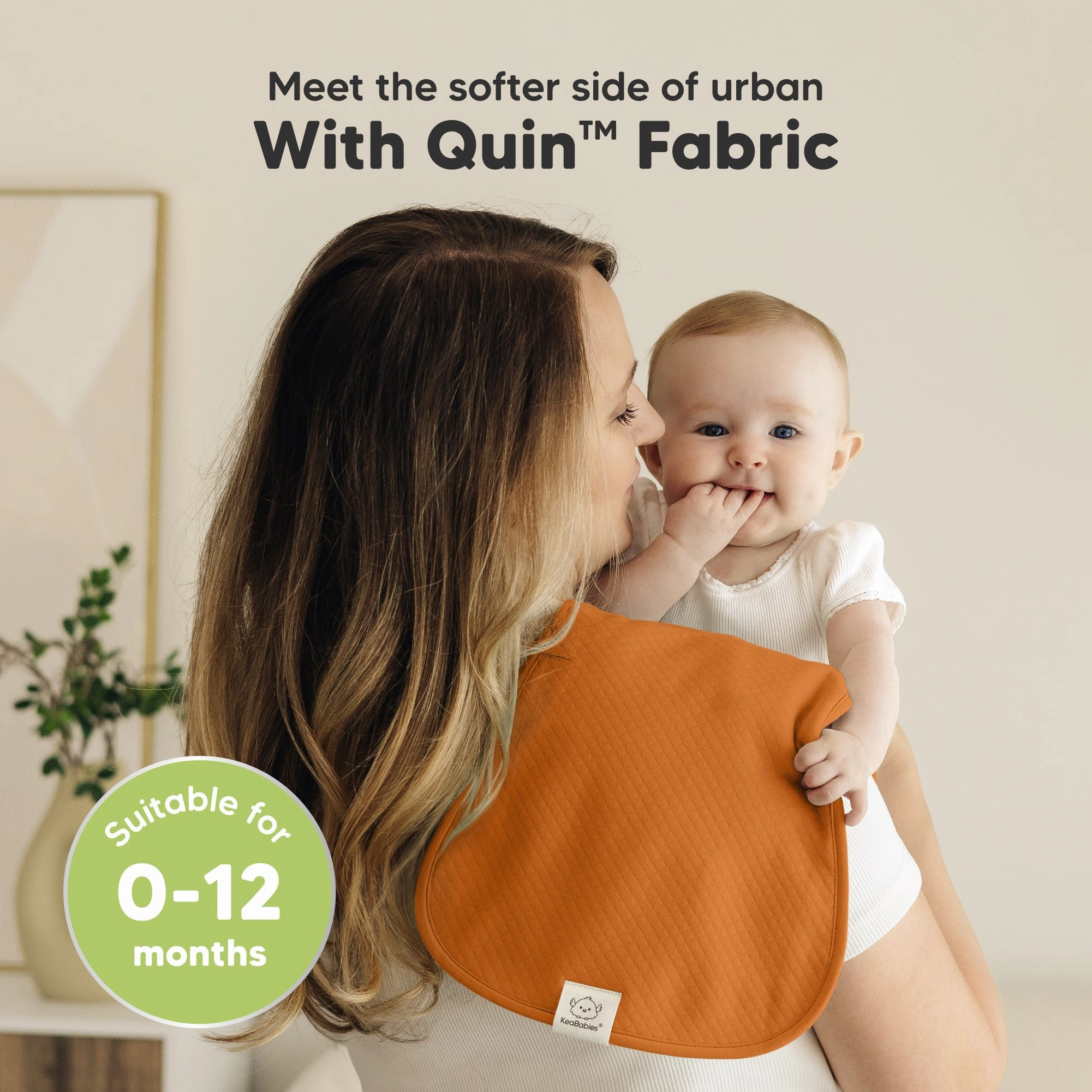 5-Pack Urban Quin Burp Cloths (Sahara)