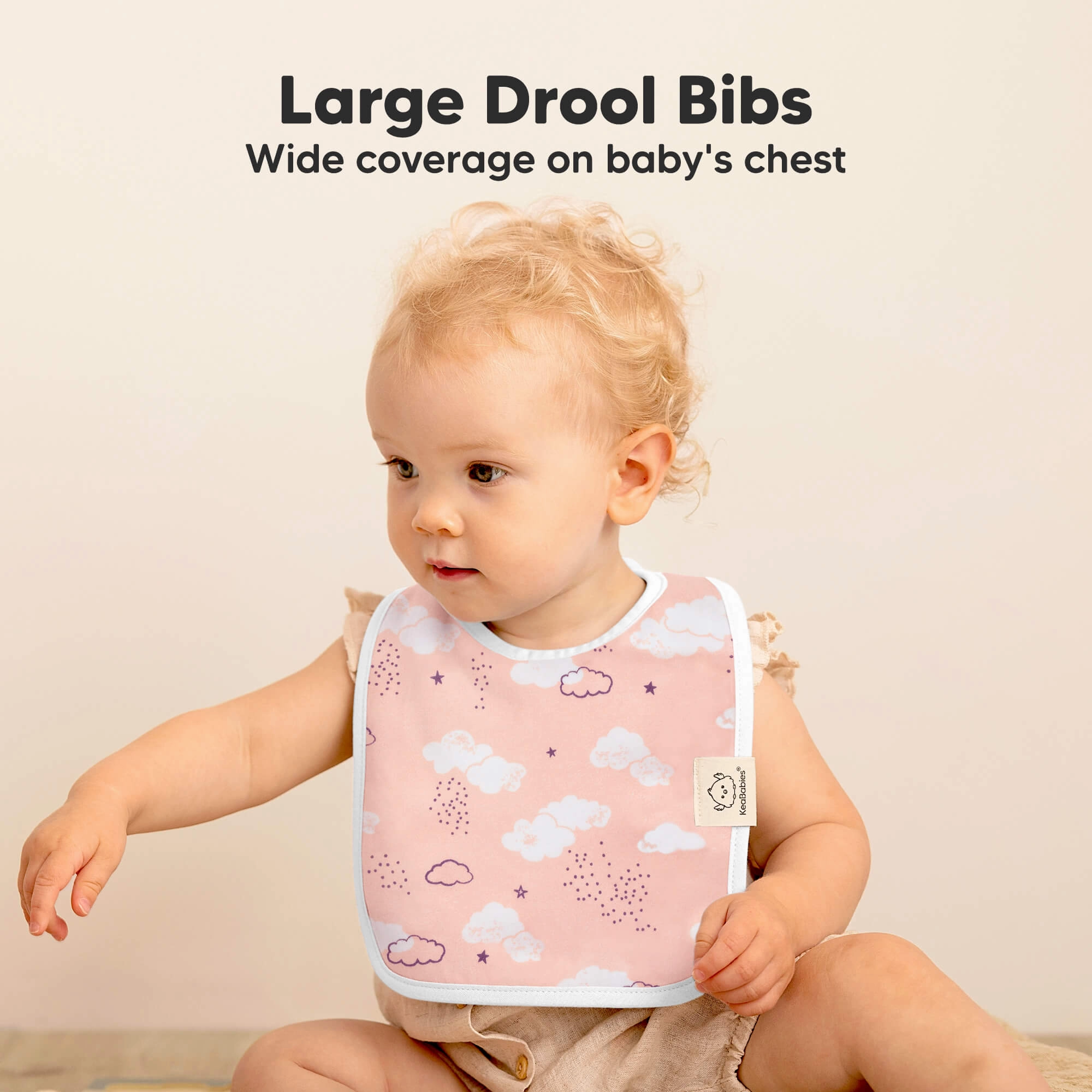 8-Pack Coast Drool Bibs (Sweet Charm)