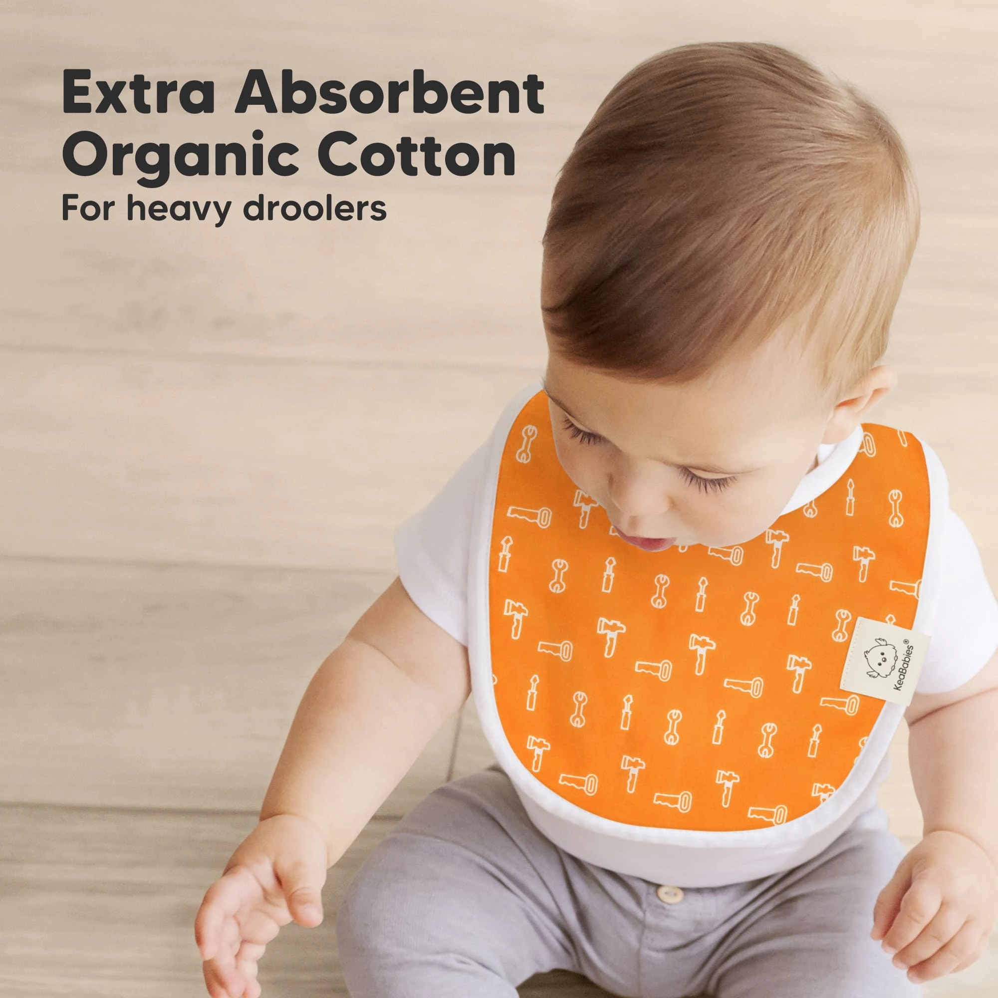 8-Pack Urban Drool Bibs (Builders)