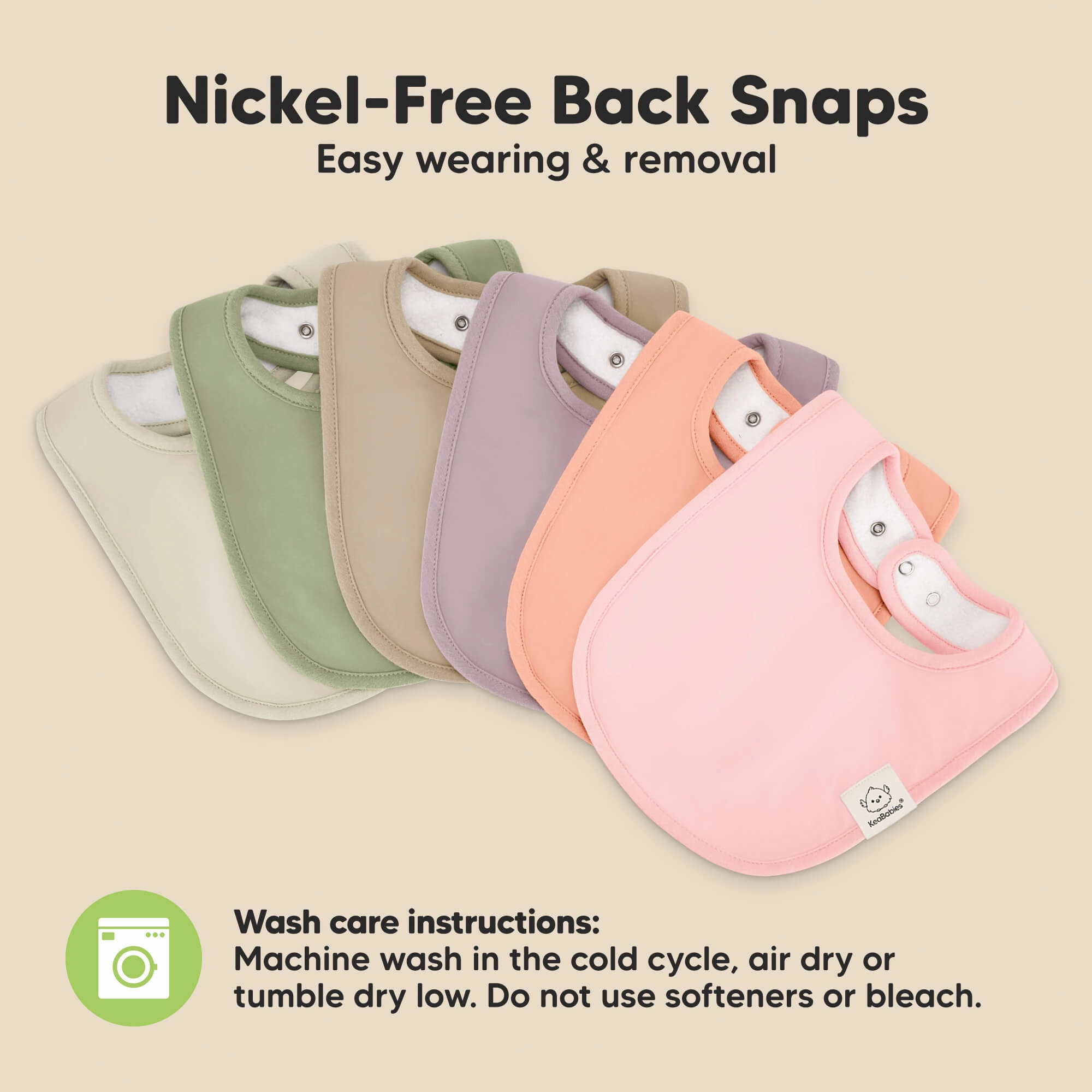 8-Pack Urban Drool Bibs (Dew)