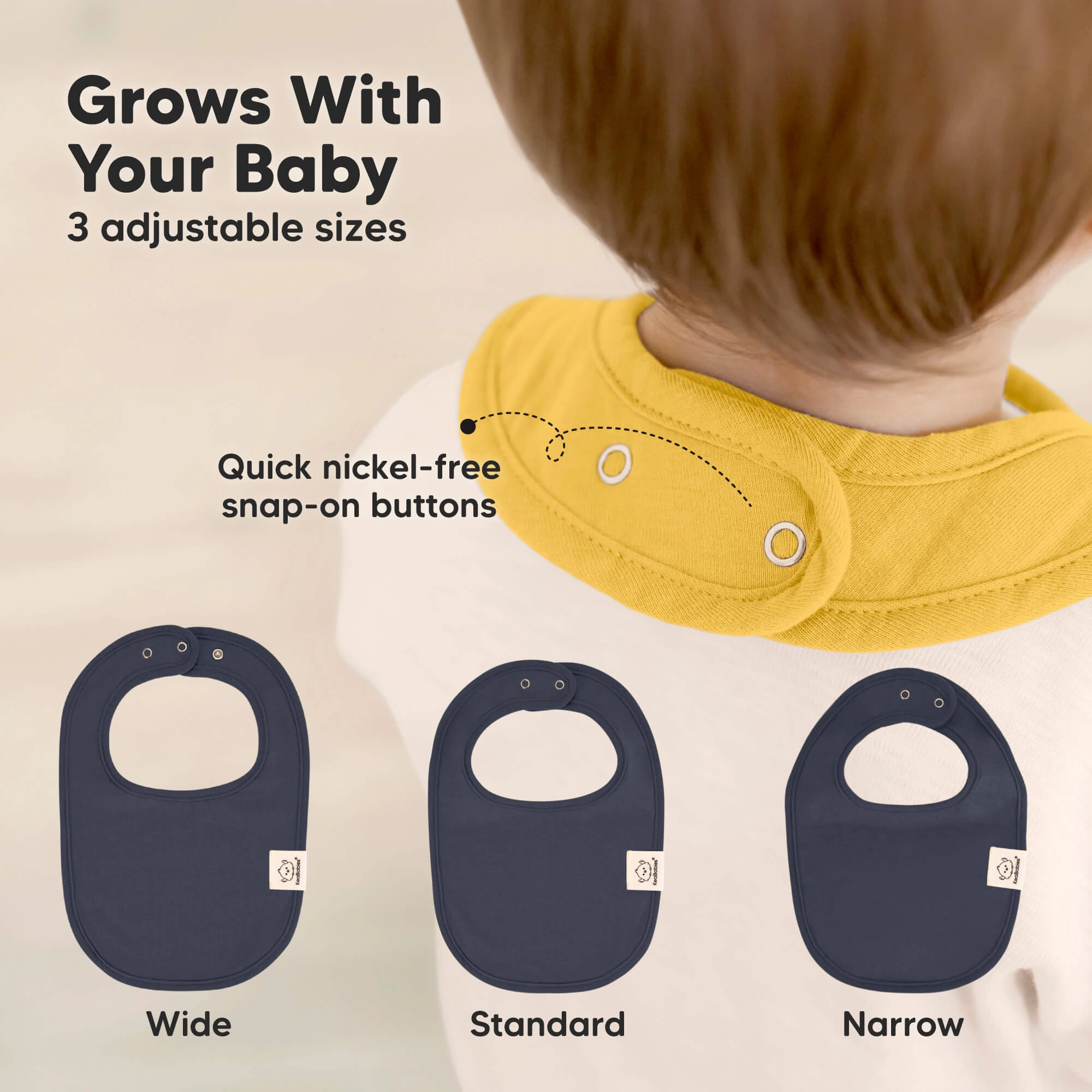 8-Pack Urban Drool Bibs (Eclipse)