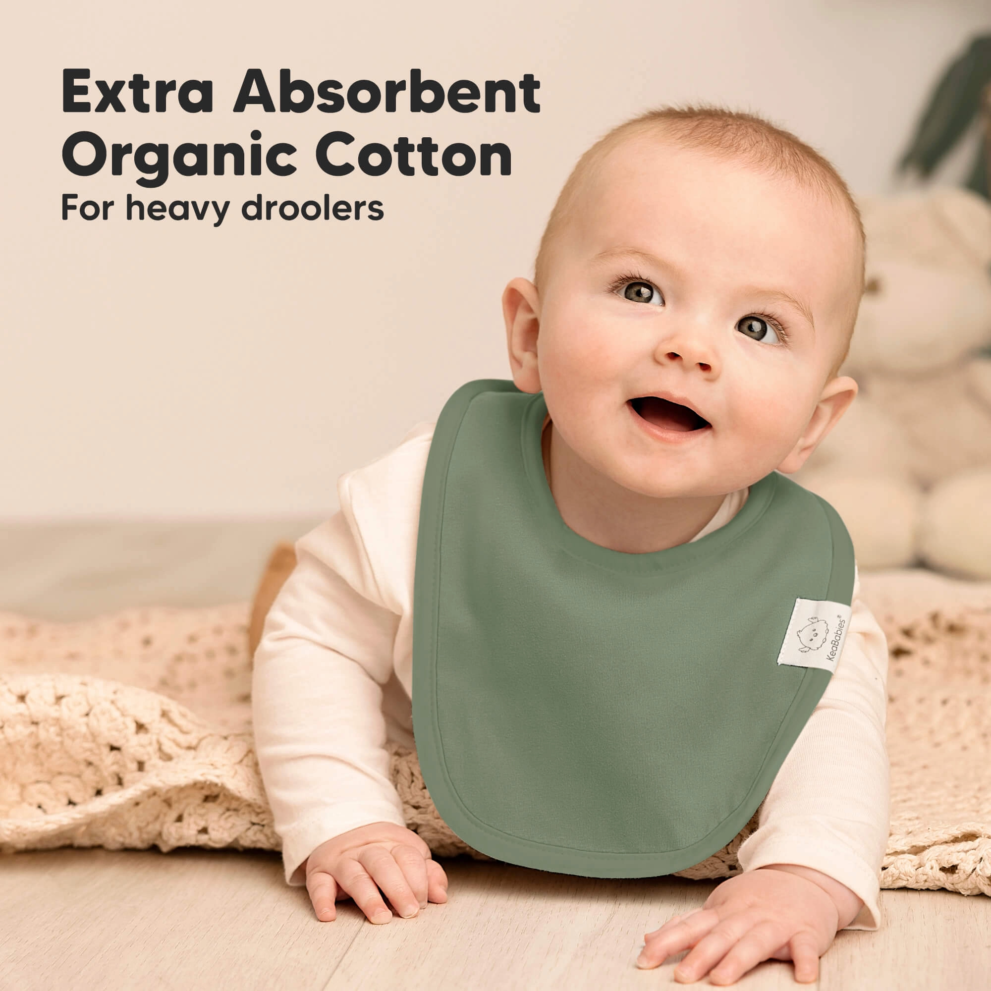 8-Pack Urban Drool Bibs (Eclipse)