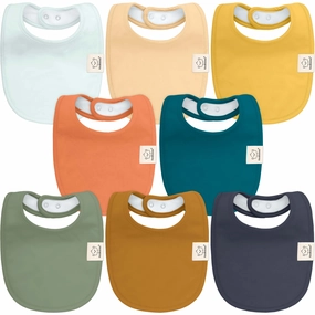 8-Pack Urban Drool Bibs (Eclipse)