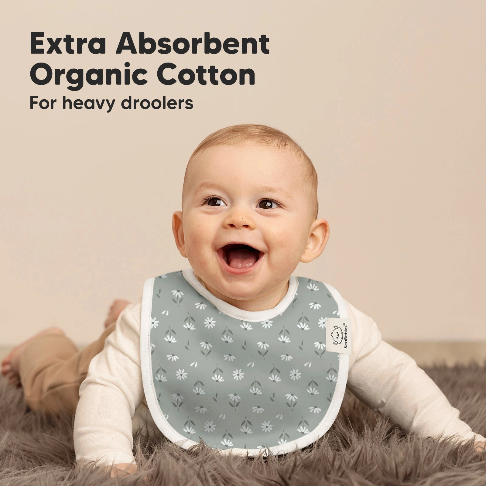 8-Pack Urban Drool Bibs (Fleur)