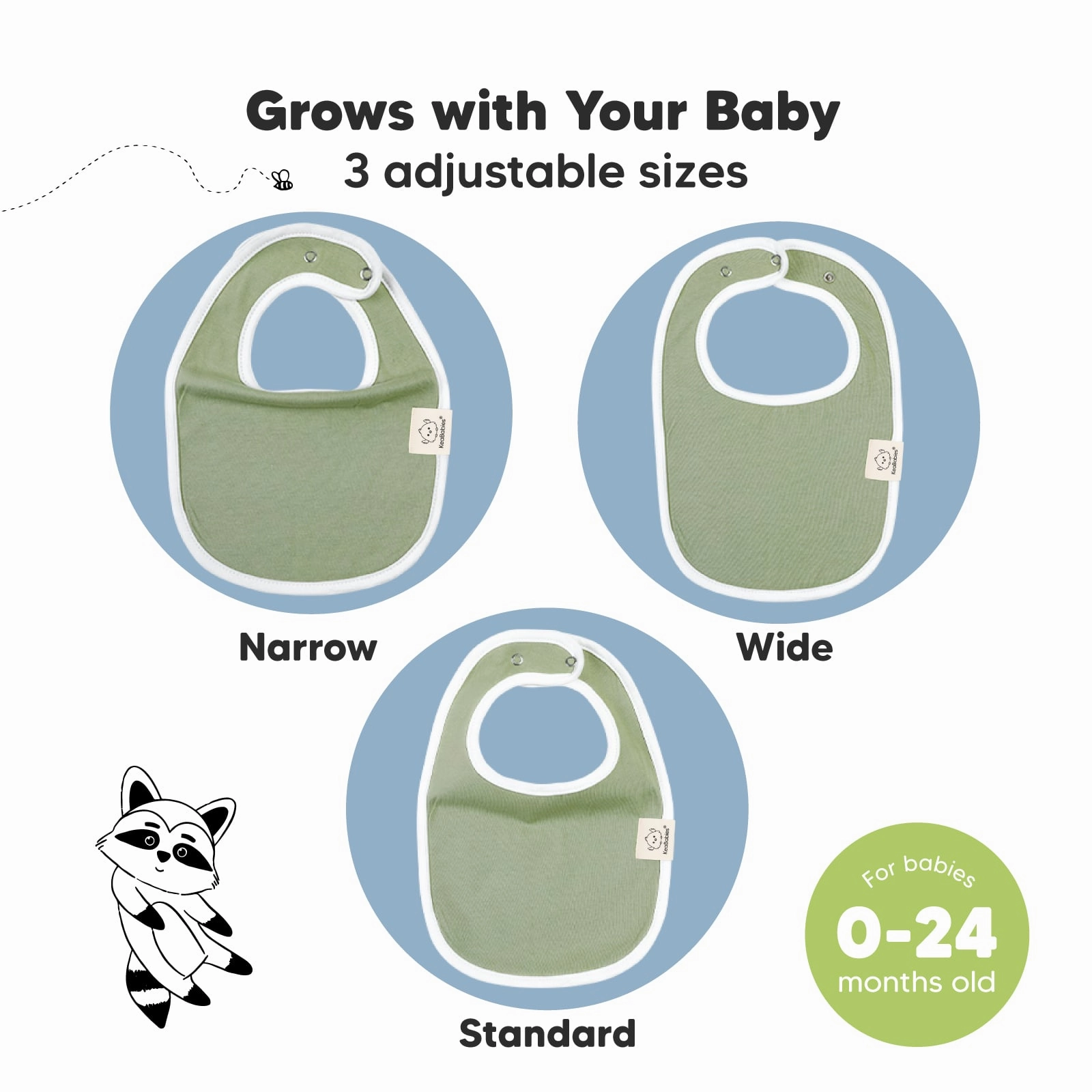 8-Pack Urban Drool Bibs (Inspire)