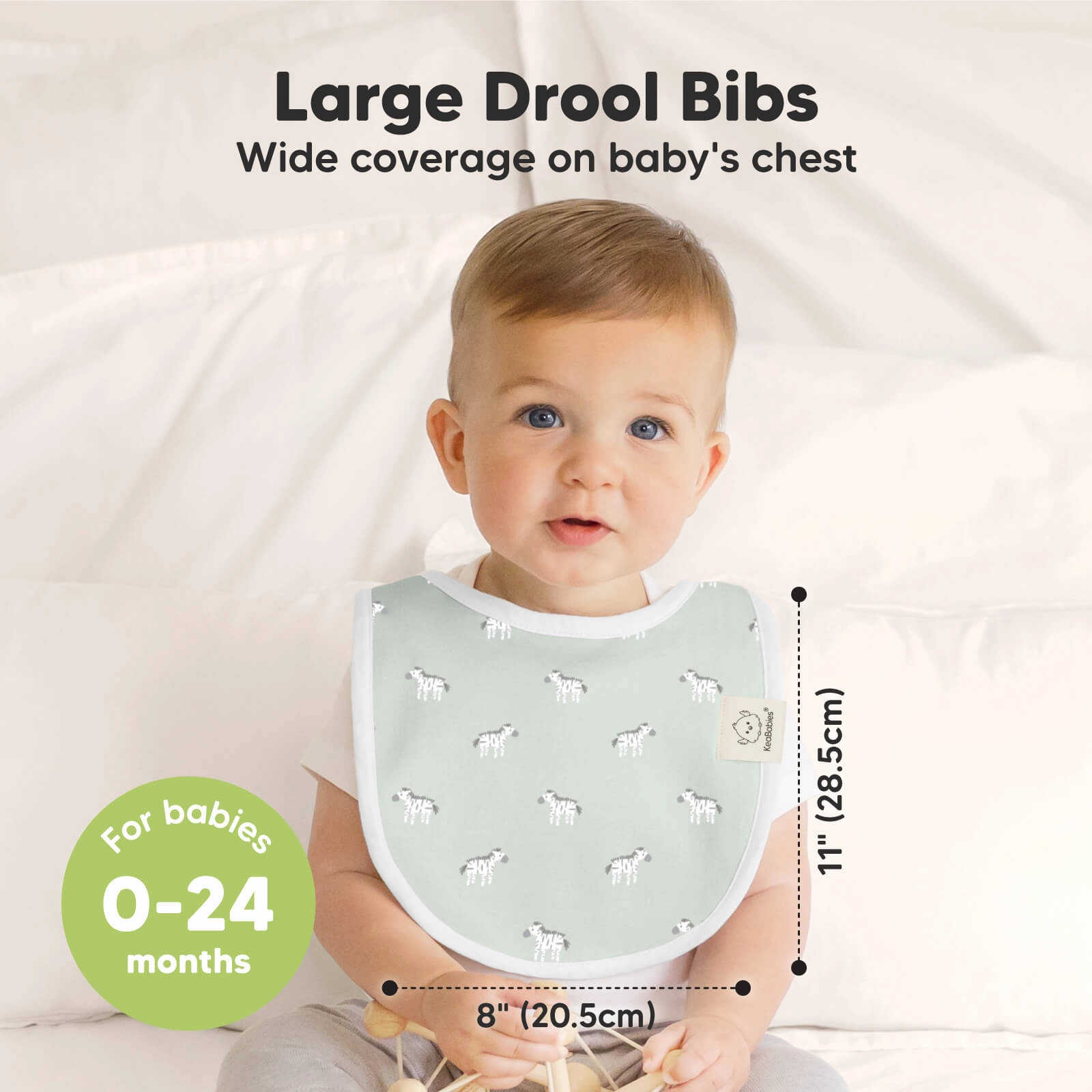 8-Pack Urban Drool Bibs (Wilderness)