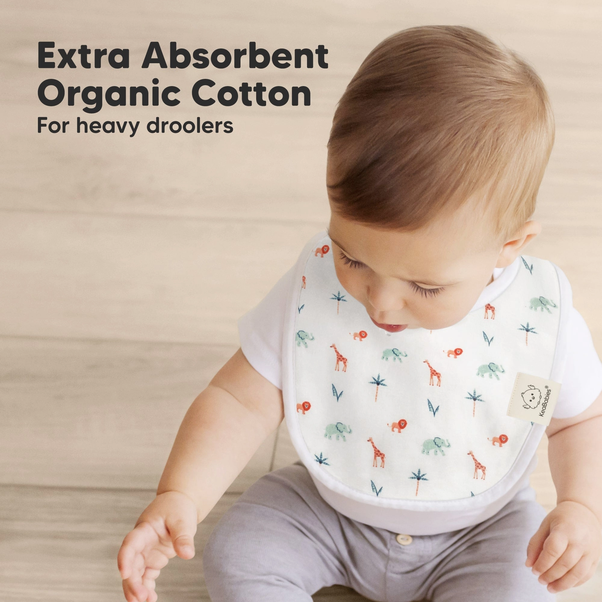 8-Pack Urban Drool Bibs (Wildscape)