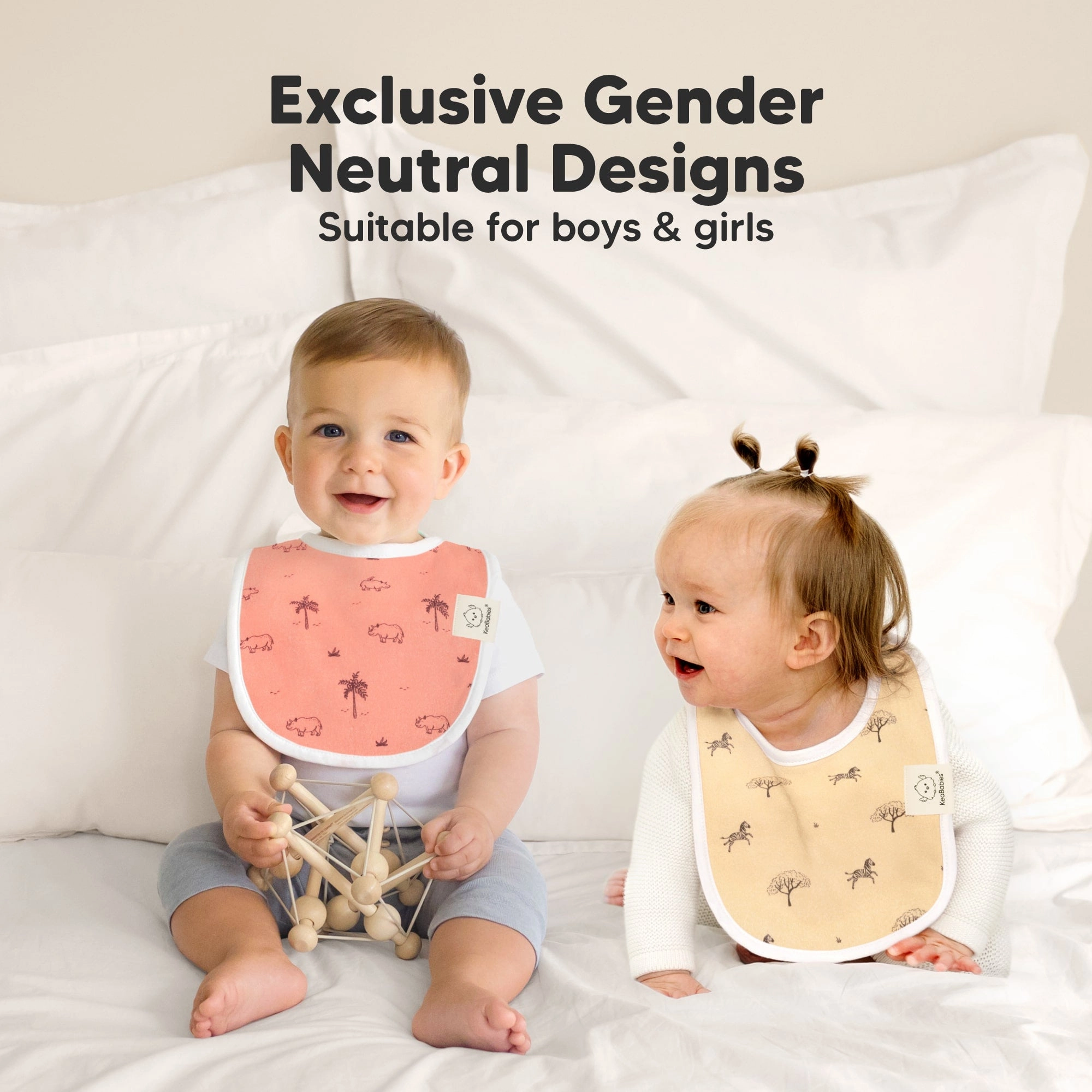 8-Pack Urban Drool Bibs (Wildscape)