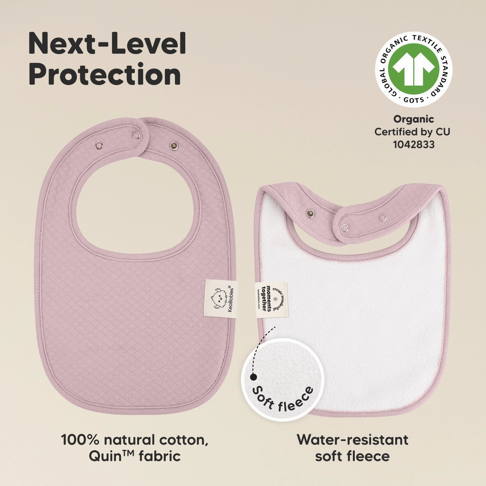 8-Pack Urban Quin Drool Bibs