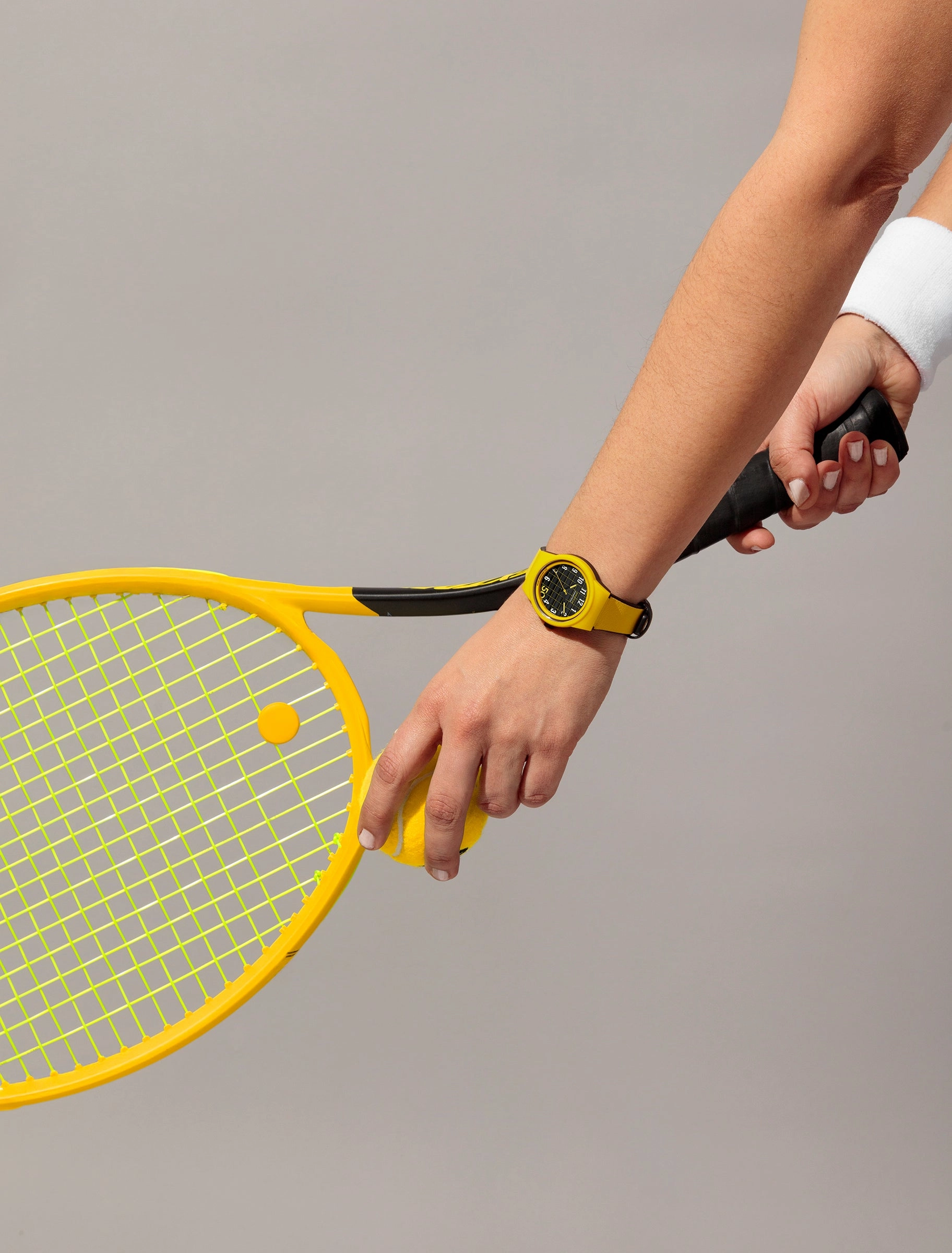 A-Watch™ | 35.5mm, Yellow with Black