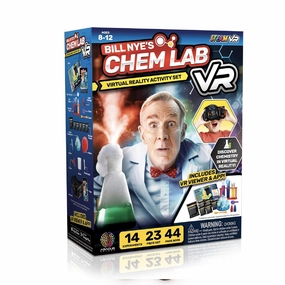 Abacus Brands 94420 Bill Nye's Science Squad |Chem Lab VR - Virtual Reality Kids Science Kit, Book and Interactive Learning Activity Set | for Ages 8 and up