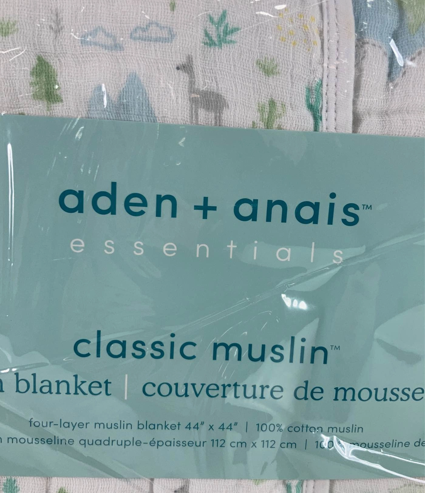Aden   Anais Essentials Classic Muslin Blanket, Voyager