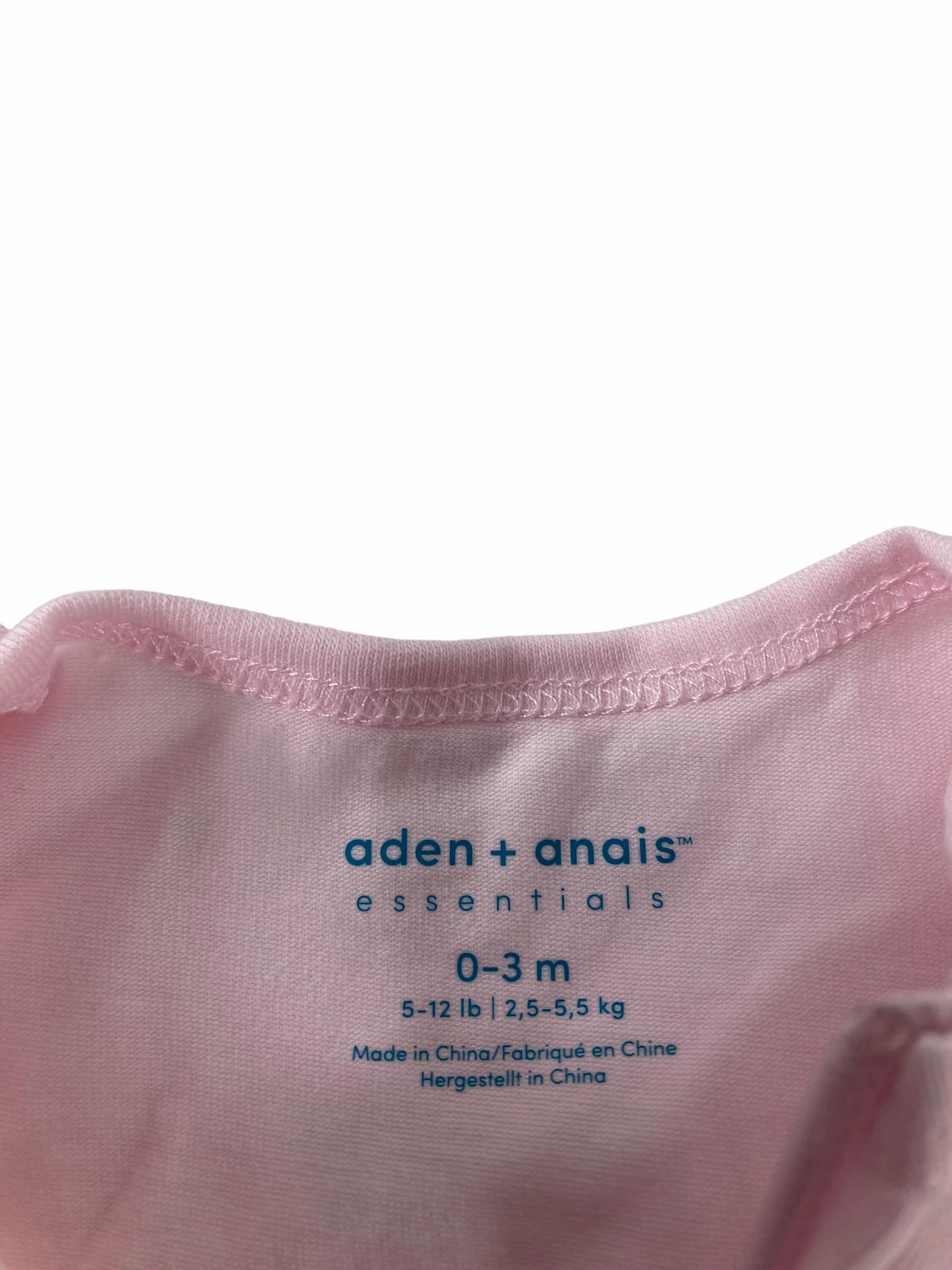Aden   Anais Essentials Easy Swaddle Snug, 2 Pack, 0-3 Months Twinkling Pink Stars