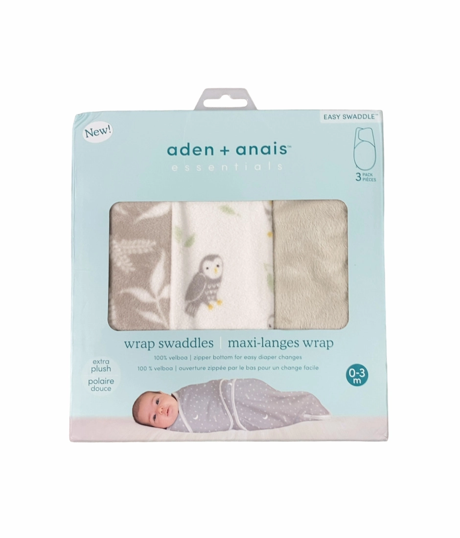 Aden   Anais Essentials Velboa Wrap Swaddles Quick Change, Rockland Marsh