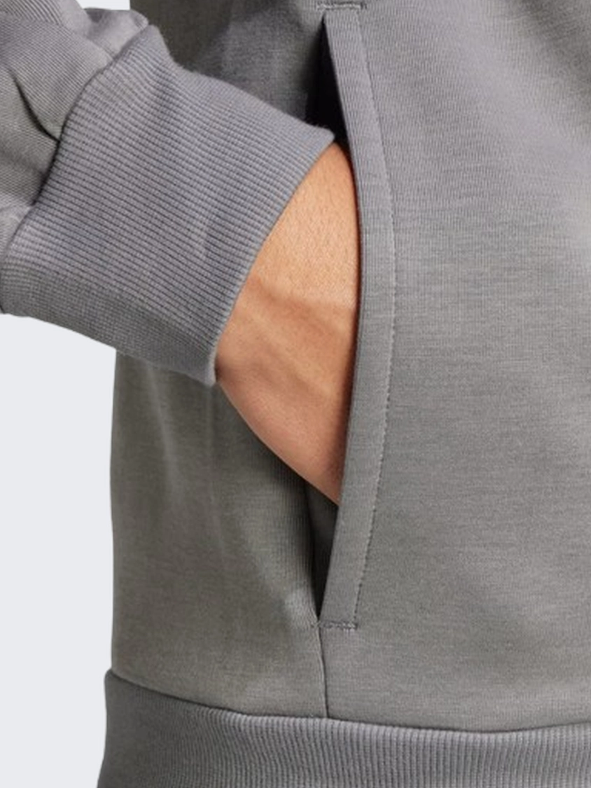 Adidas Future Icons 3 Stripes Men sportswear Hoody Grey Four