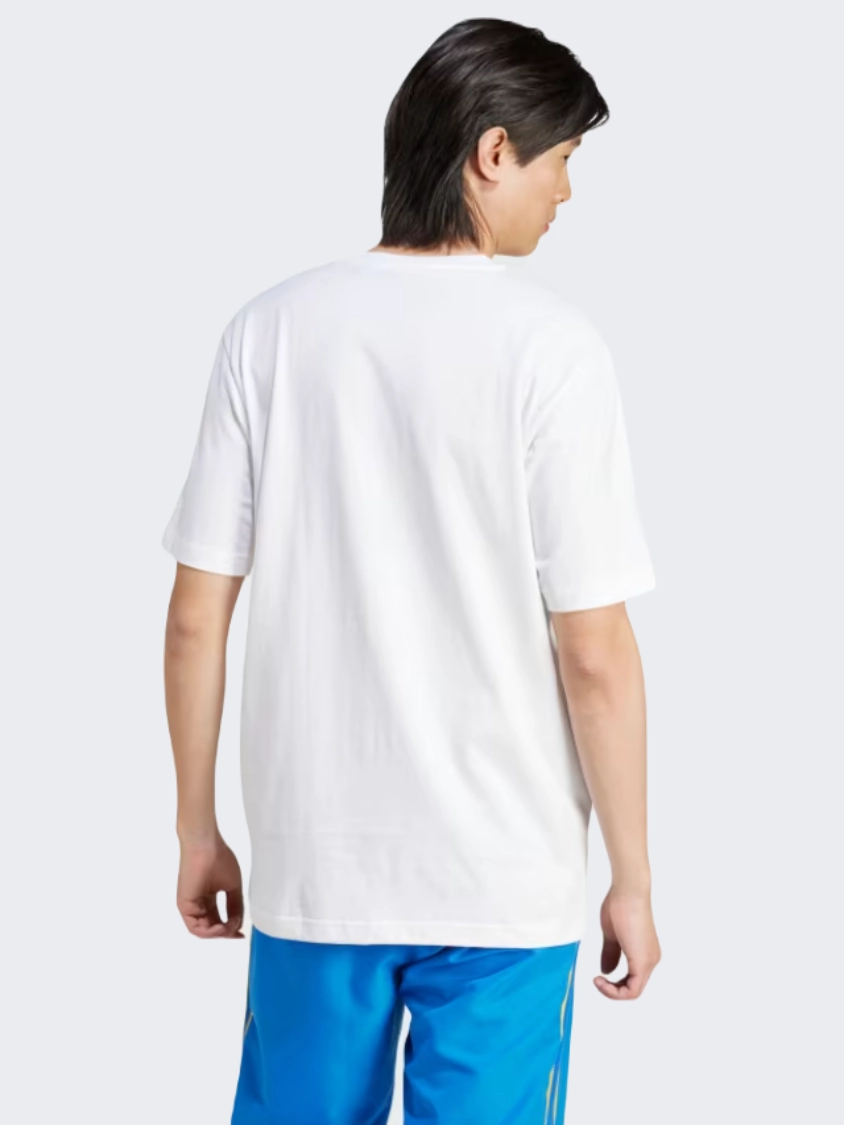Adidas Street 4 Men Original T-Shirt White/Blue