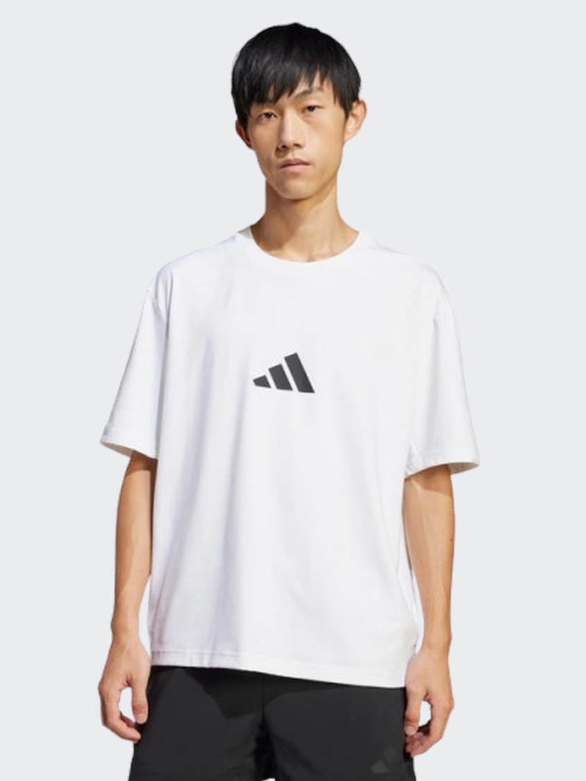 Adidas Z N E Loose Men Sportswear T-Shirt White