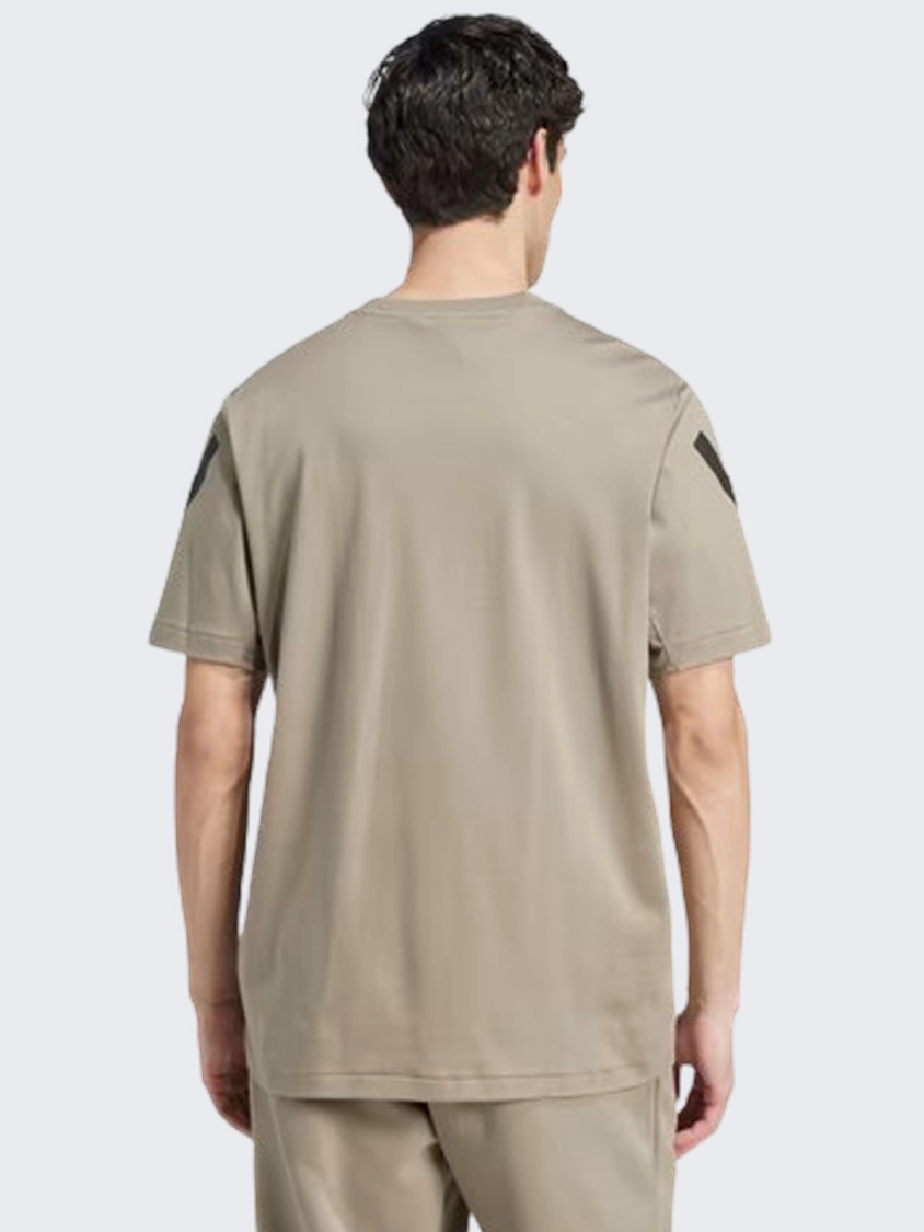 Adidas Z N E Men Sportswear T-Shirt Clay