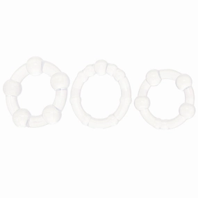 Alpha Liquid Silicone Beaded Rings