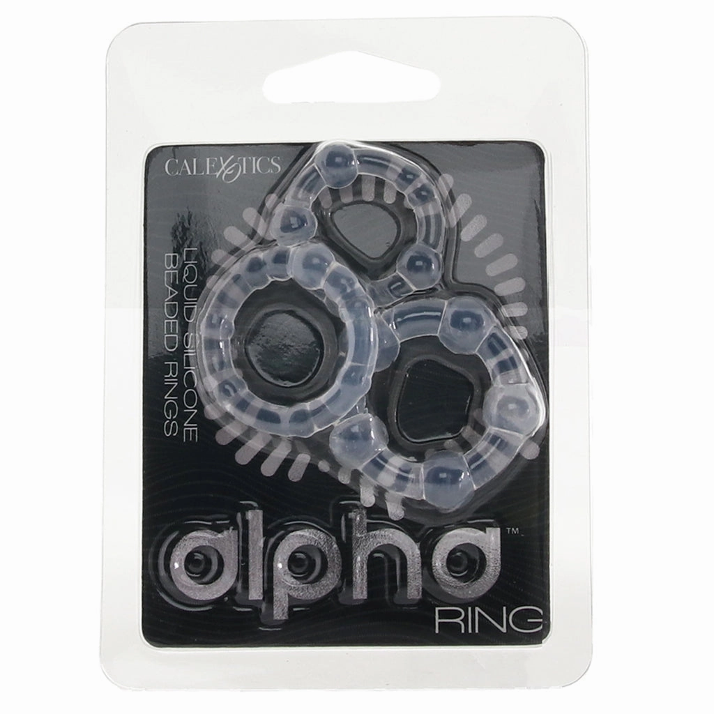 Alpha Liquid Silicone Beaded Rings