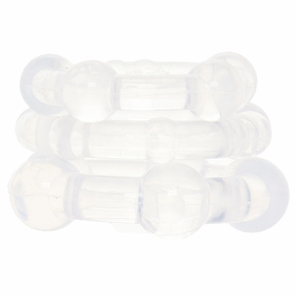 Alpha Liquid Silicone Beaded Rings