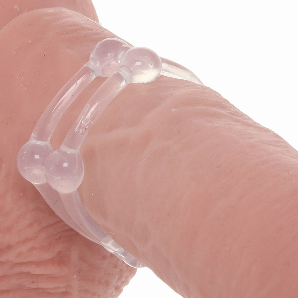 Alpha Liquid Silicone Double Stacker Rings