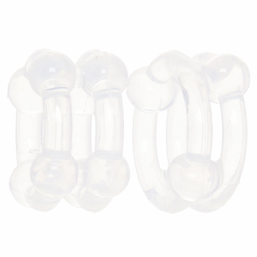 Alpha Liquid Silicone Double Stacker Rings