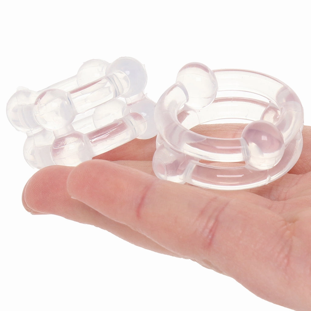Alpha Liquid Silicone Double Stacker Rings