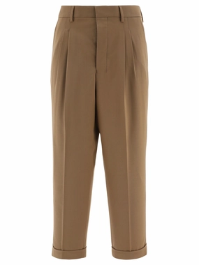 AMI Pleated Tailored Trousers