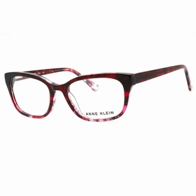 Anne Klein Women's Eyeglasses - Merlot Gradient Plastic Cat Eye Frame | AK5076 603