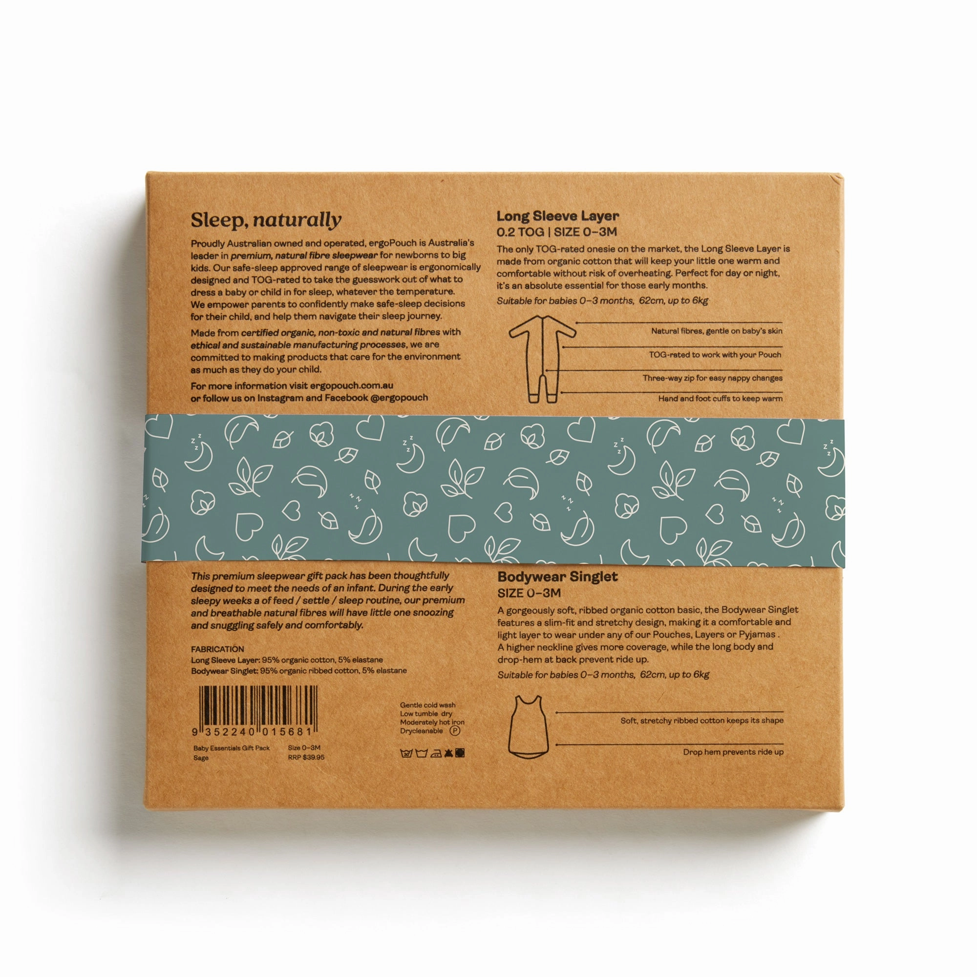 Baby Essentials Gift Pack - Sage