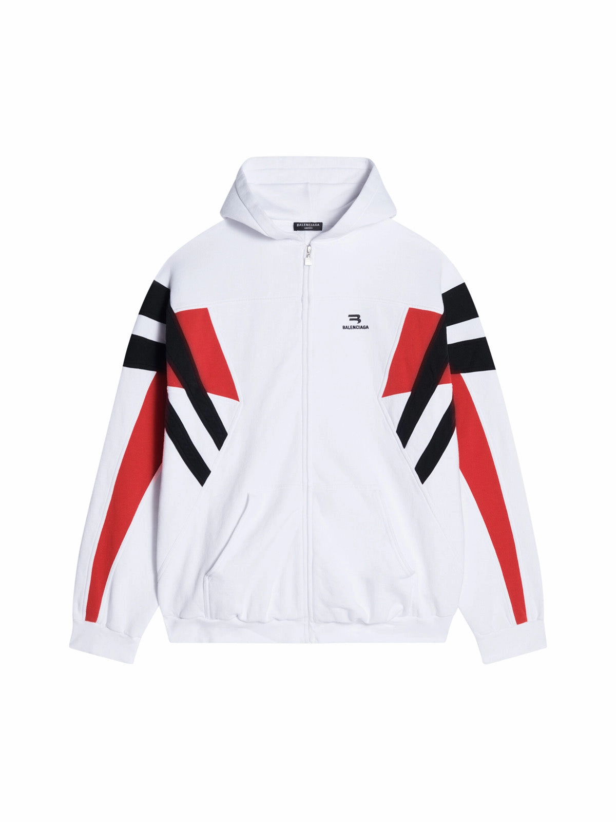 Balenciaga Sporty B Zip-Up Tracksuit Hoodie
