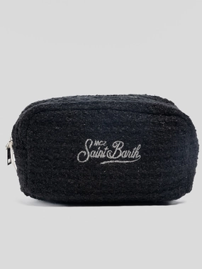 Beauty Case in Black Tweed