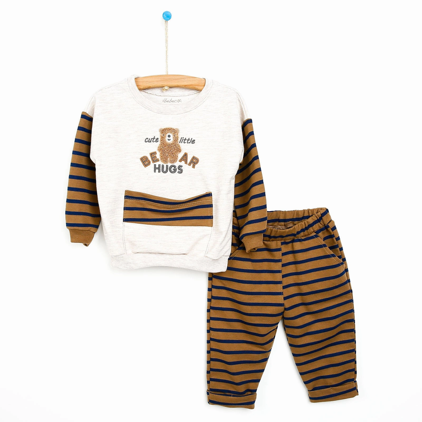 Bebecix Sweatshirt- Footless Bottom - Ecru